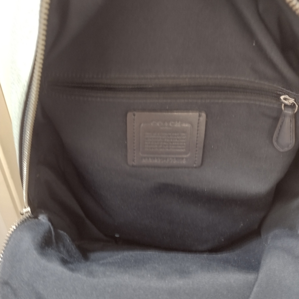 Coach Leather Backpack - image 8